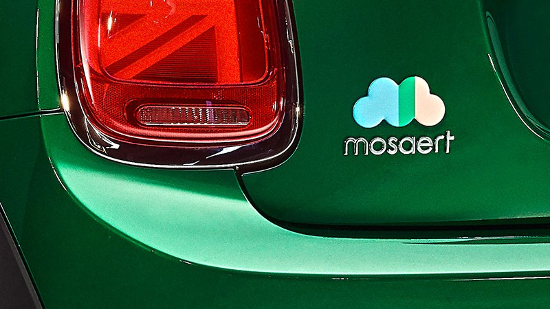 MINI mosaert malle arrière
